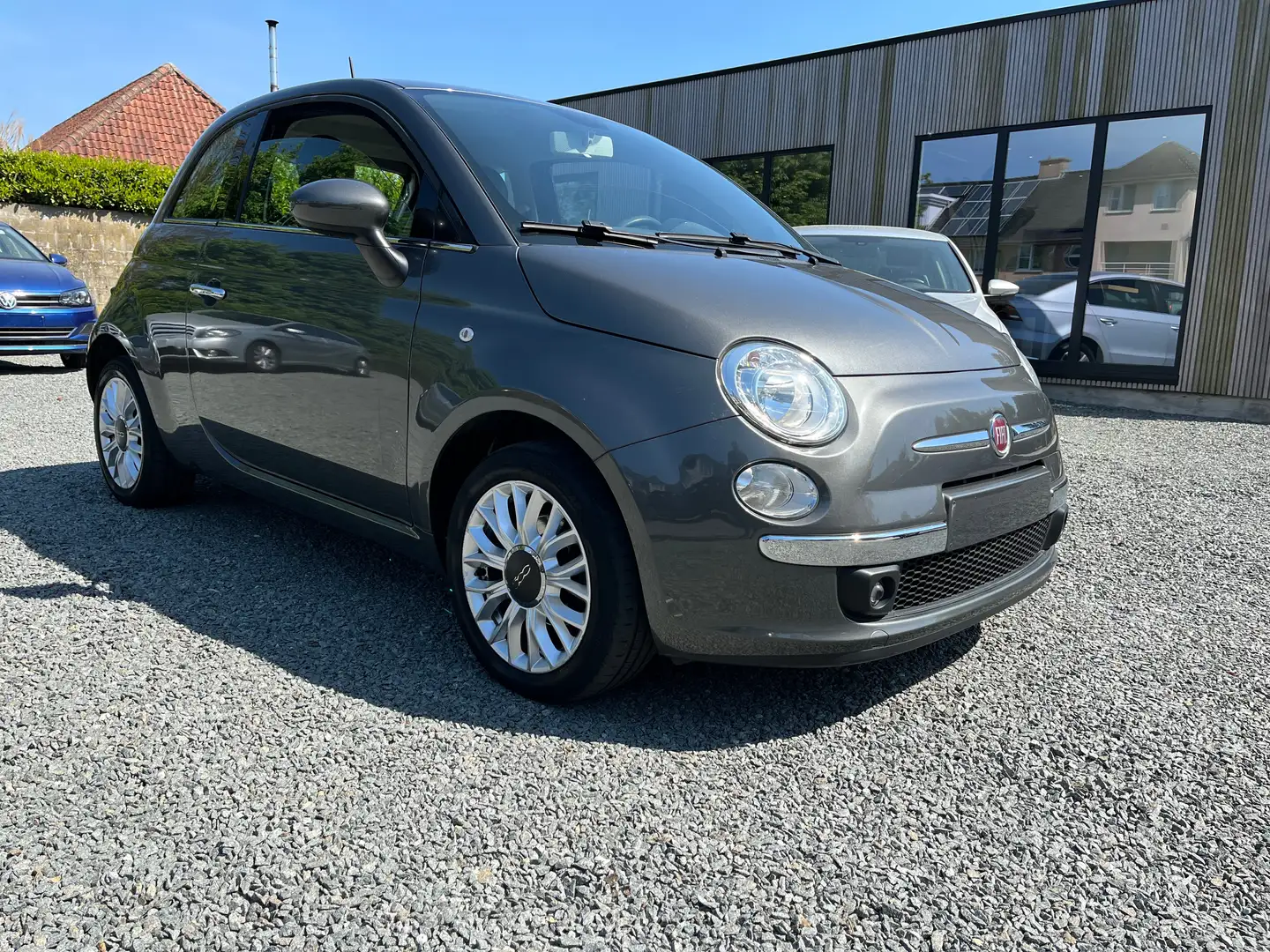 Fiat 500 1.2i Lounge Gris - 2