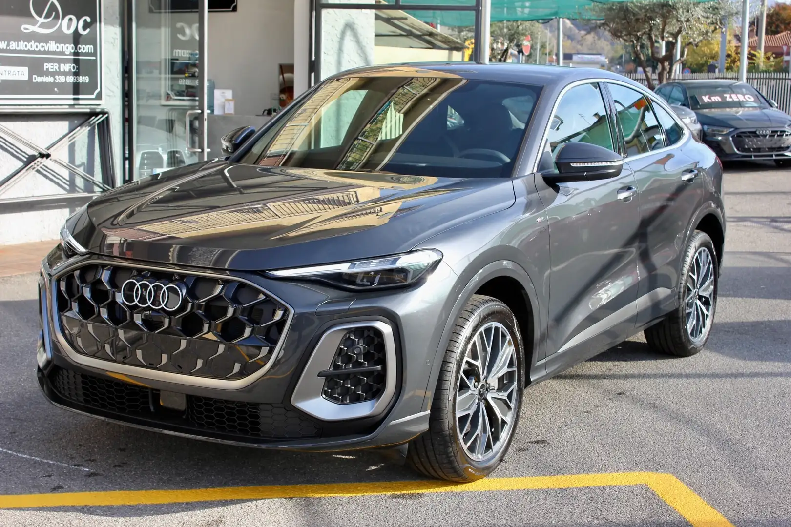 Audi Q5 Q5 SPB 40 TDI quattro S tronic S line Grijs - 1