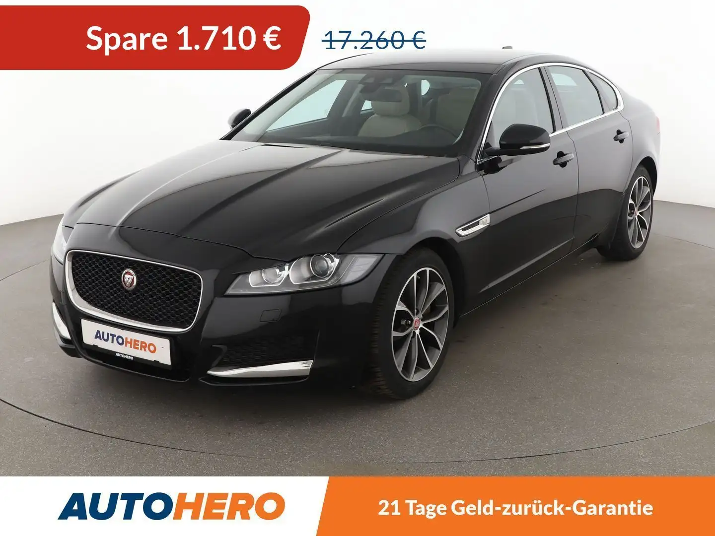 Jaguar XF 20d Prestige Aut.*XENON*CAM*TEMPO*AHK*SHZ*KLIMA* Czarny - 1