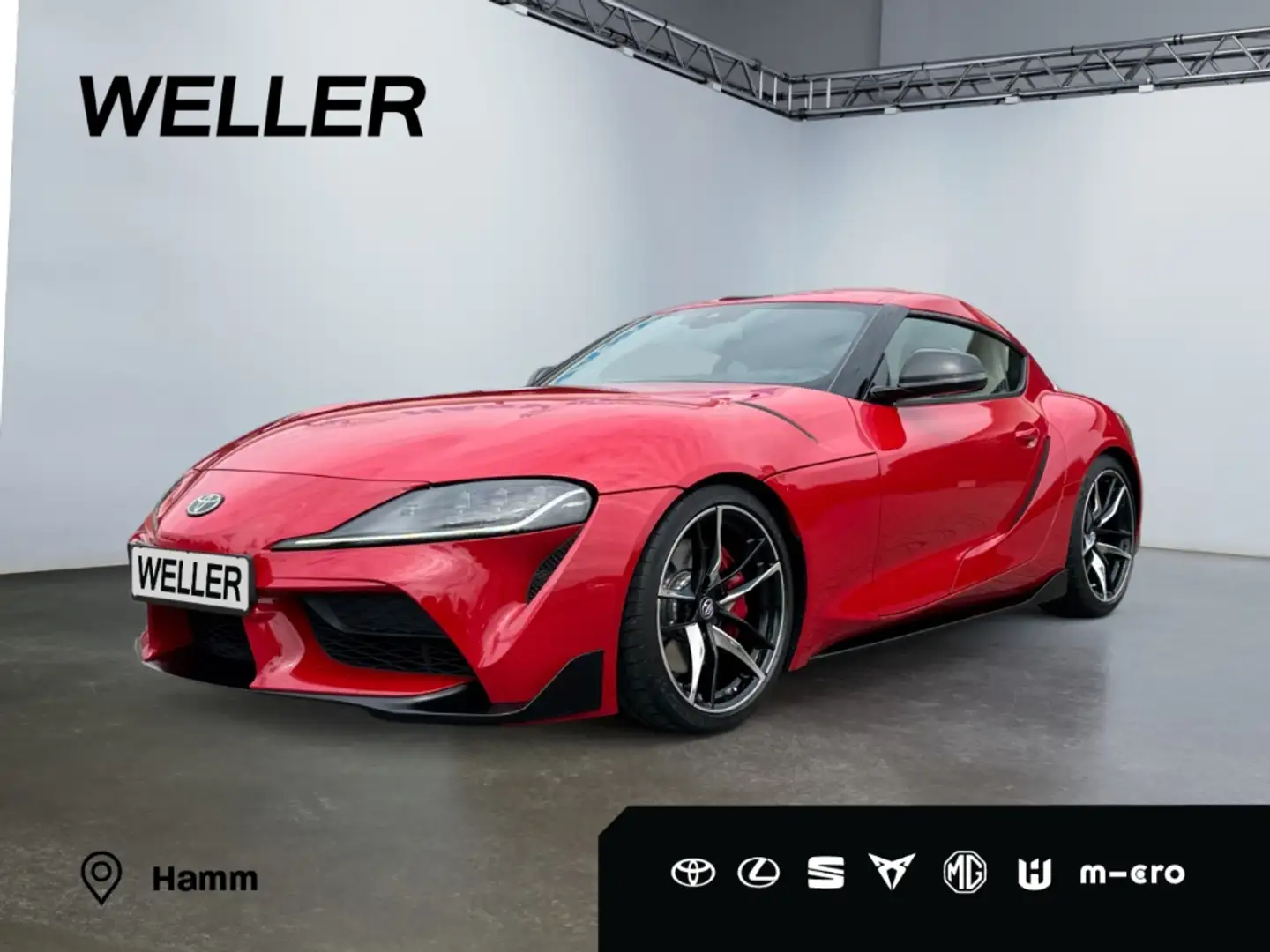 Toyota Supra GR 3.0 *LED*HUD*Leder*JBL*Brembo*CAM*SHZ* Červená - 1