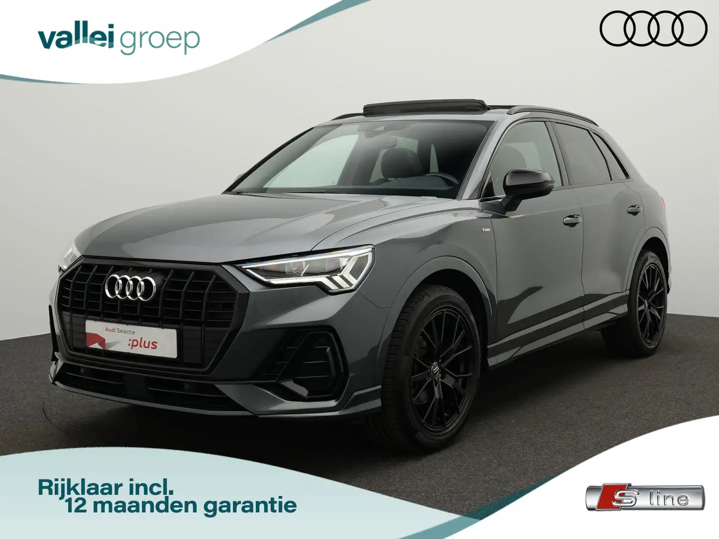 Audi Q3 35 TFSI 150 pk S-tronic S edition | Panoramadak | Grijs - 1