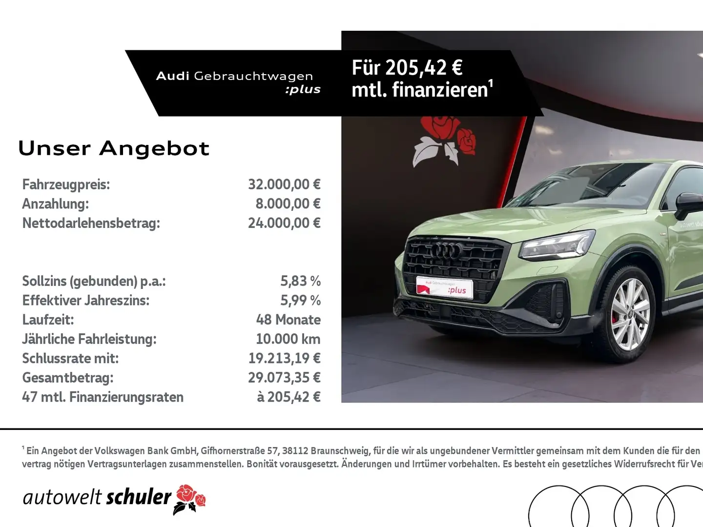 Audi Q2 35 1.5 TFSI S-tronic Edition One Navi RFK SONOS M Grün - 1