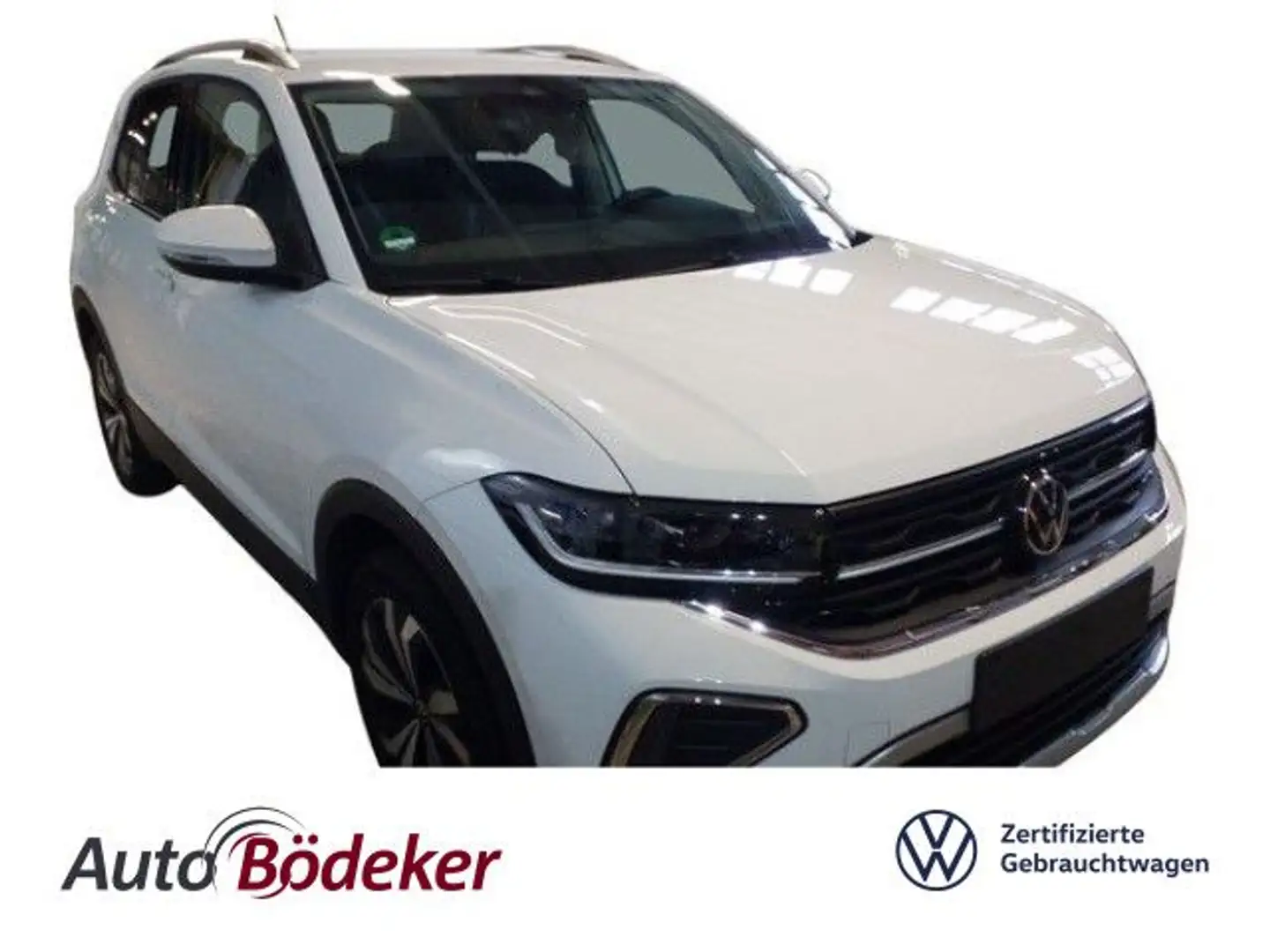 Volkswagen T-Cross TSI 1.0 Style DSG Garantie b. 30.09.29 / Weiß - 1