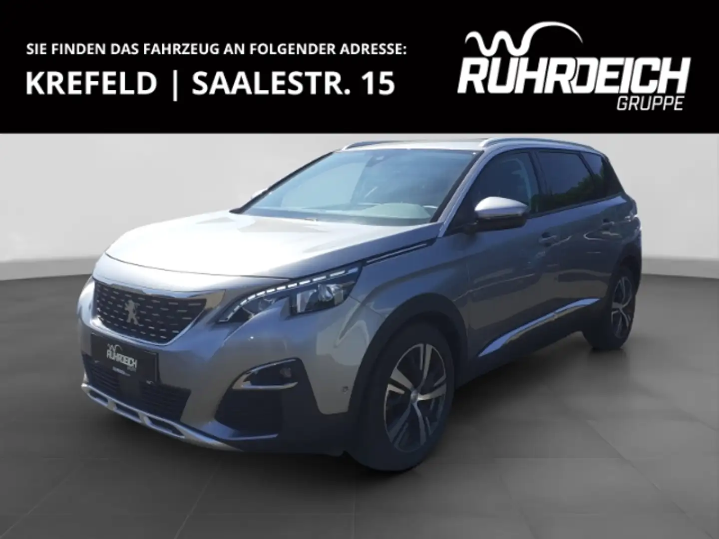 Peugeot 5008 Allure 1.2 PureTech 130 +NAVI+LED+CAM+SHZ+ Gris - 1