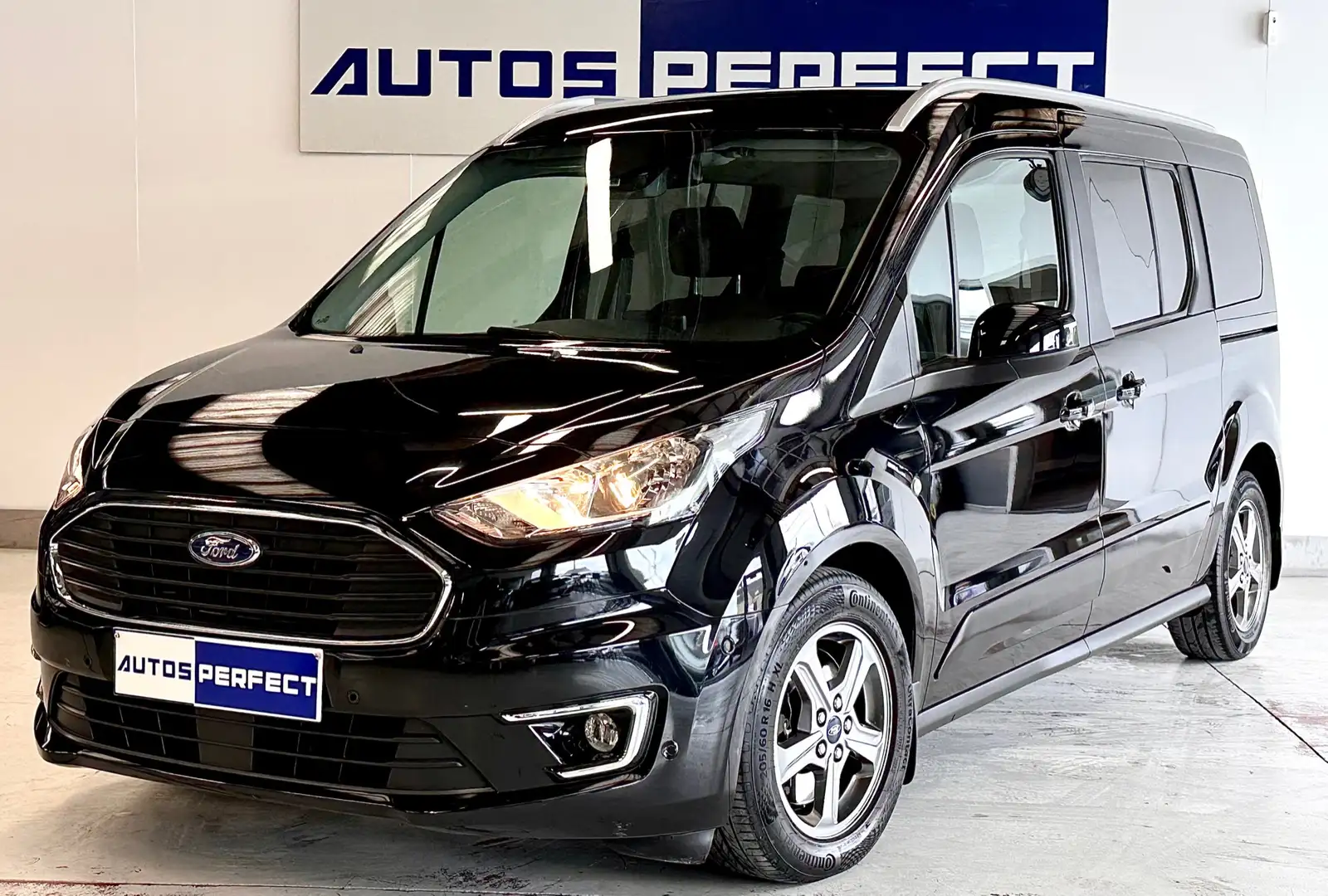 Ford Tourneo Connect 1.5TDCI LONG CHASSIS 5PL GPS CAMERA CLIM TOIT PANO Noir - 1