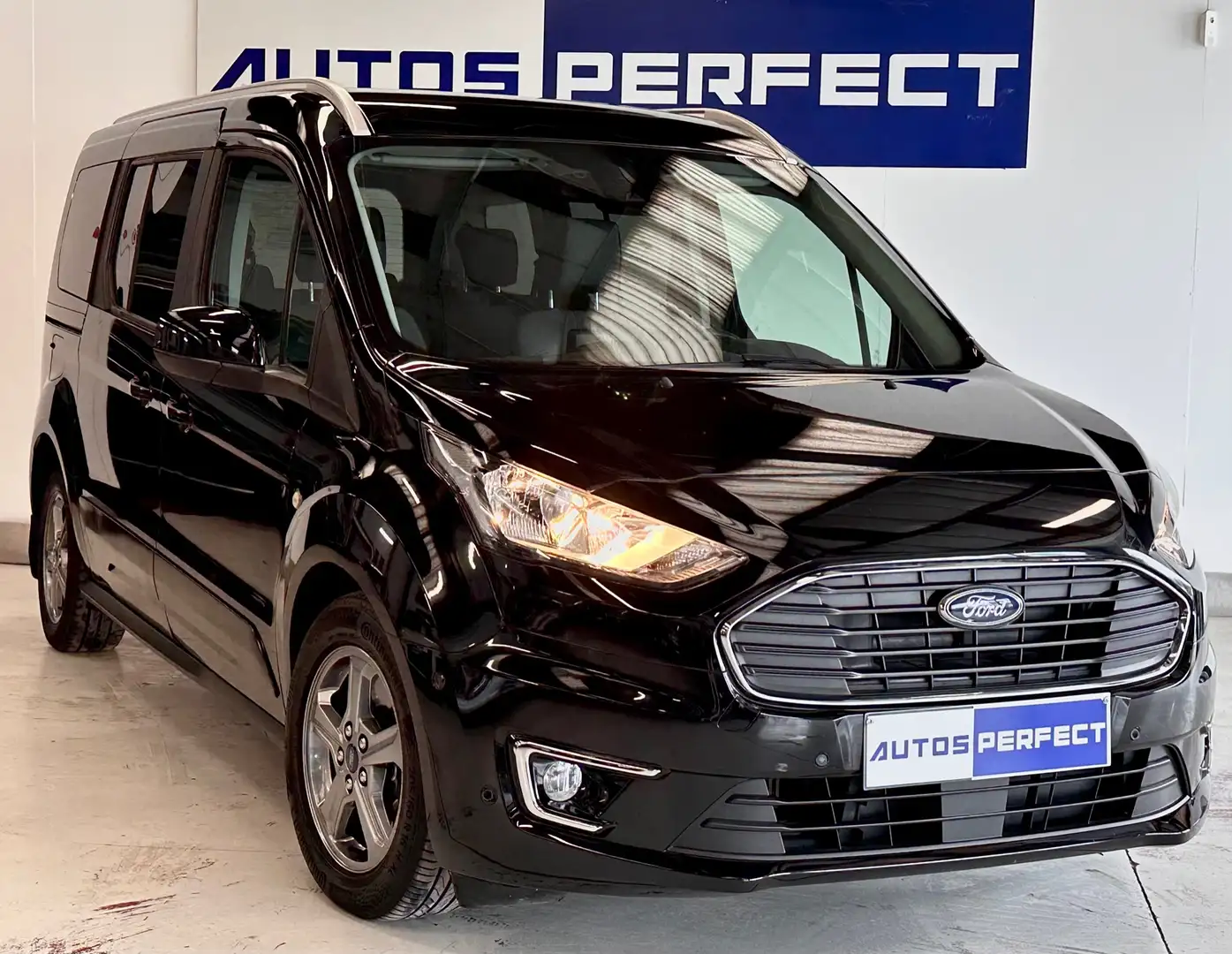 Ford Tourneo Connect 1.5TDCI LONG CHASSIS 5PL GPS CAMERA CLIM TOIT PANO Noir - 2