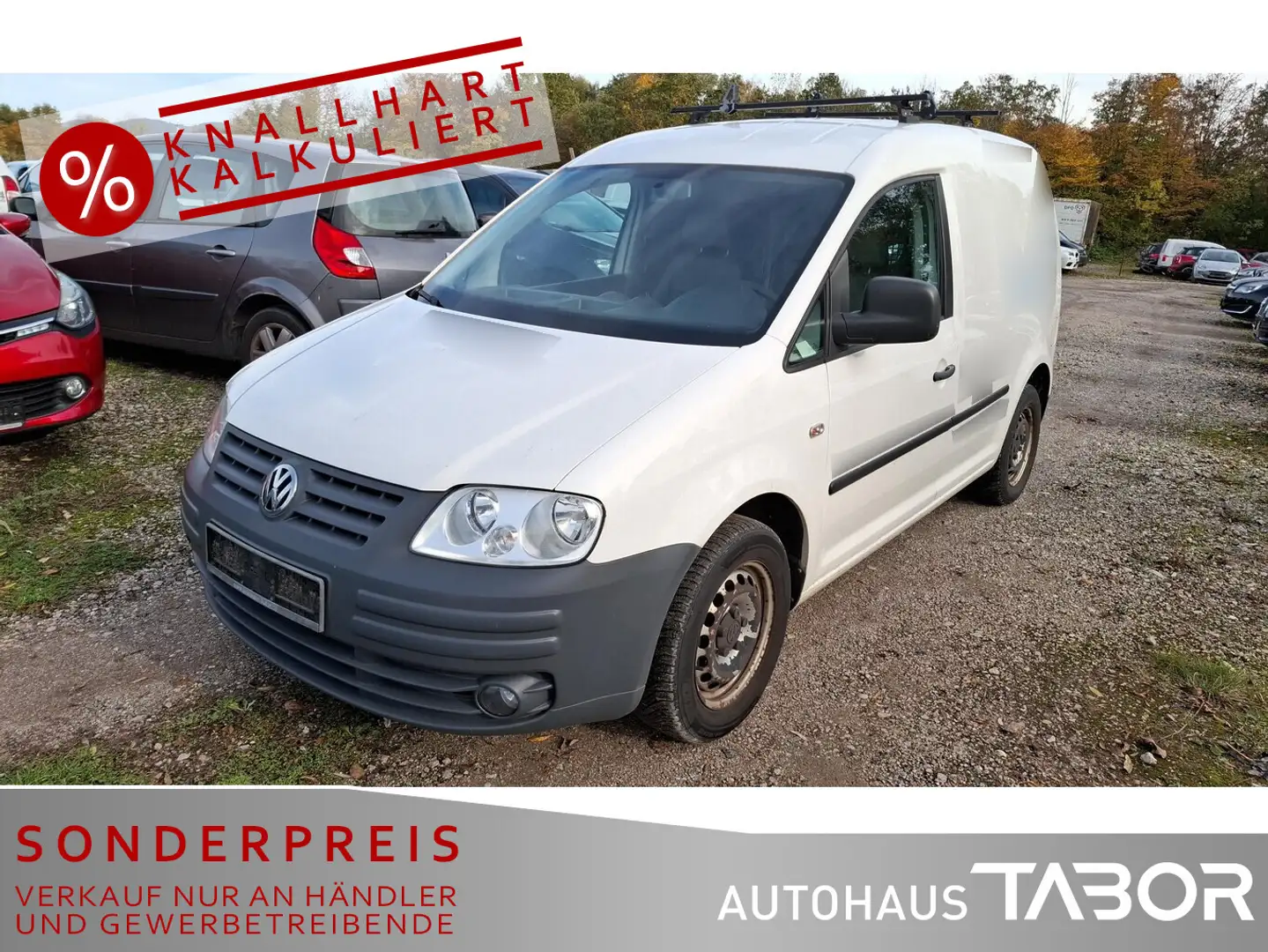 Volkswagen Caddy 1.9 TDI AHK Leder Audio R 110 TÜV 07/2026 Weiß - 1