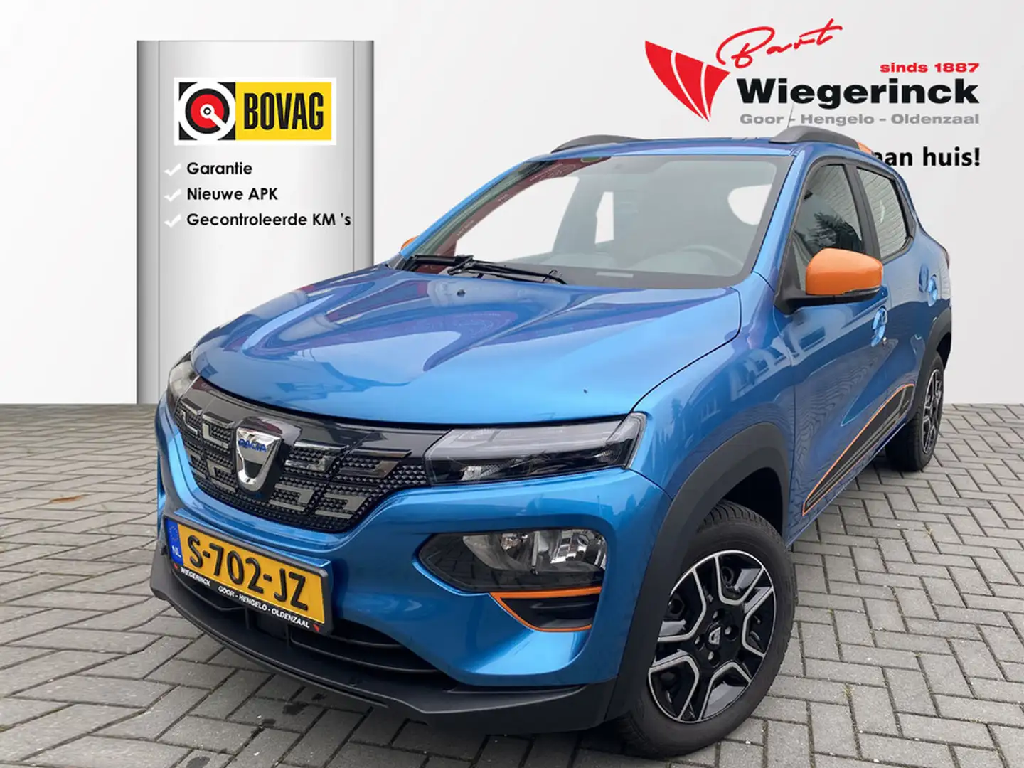 Dacia Spring Comfort Plus (Orange Pack) [ SNELLADER I CRUISE CO Blauw - 2