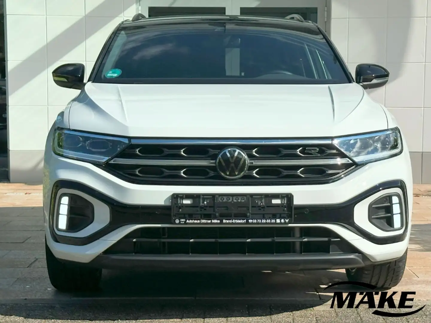 Volkswagen T-Roc R-Line 1.5 TSI DSG AHZV IQ.L BLACK STDHZG SHZ VIRT Weiß - 2