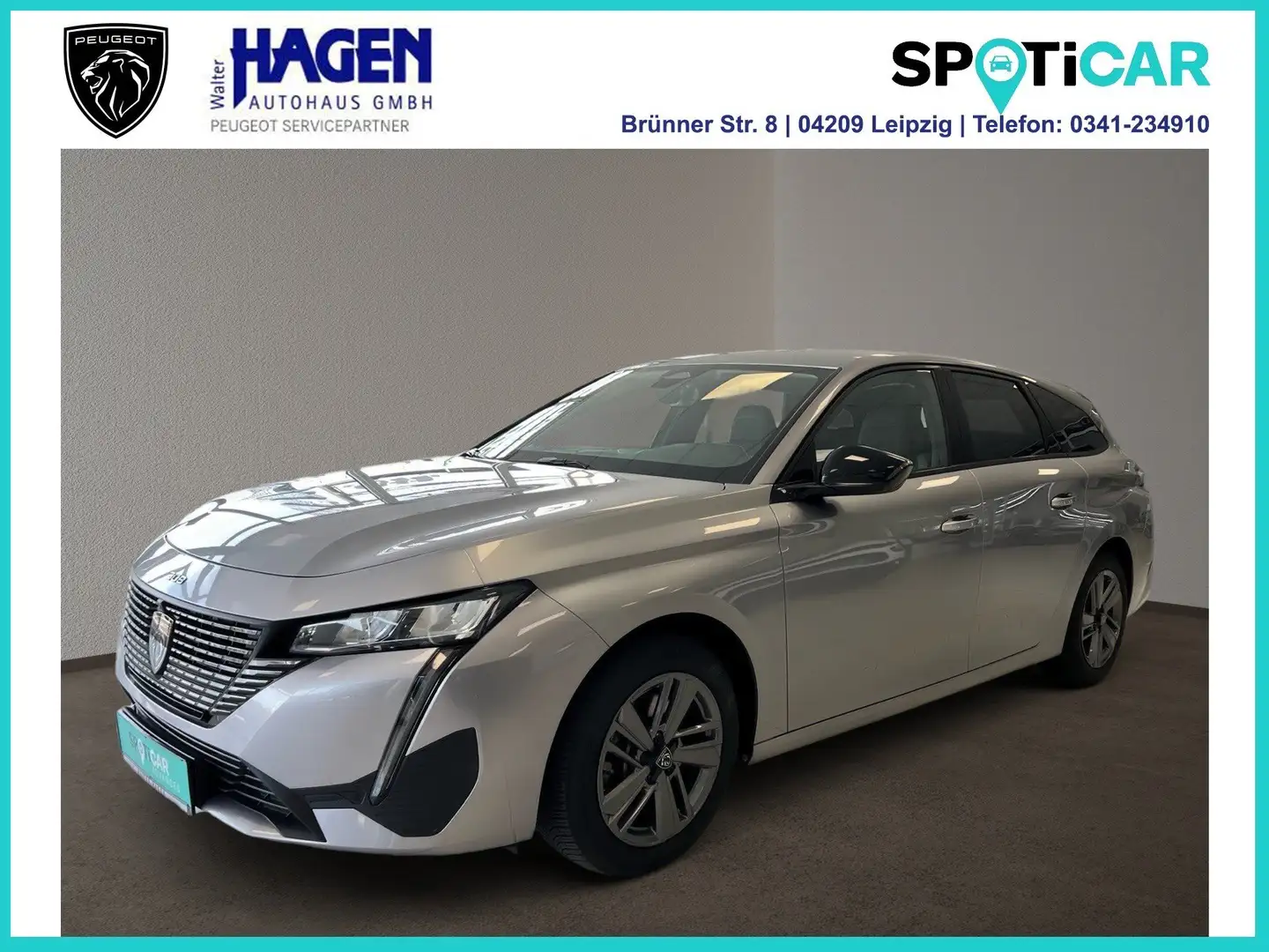 Peugeot 308 SW Allure 1.2 130 EAT8 PT PDC/RFK/LED/SHZ/DAB/NAVI Grau - 1