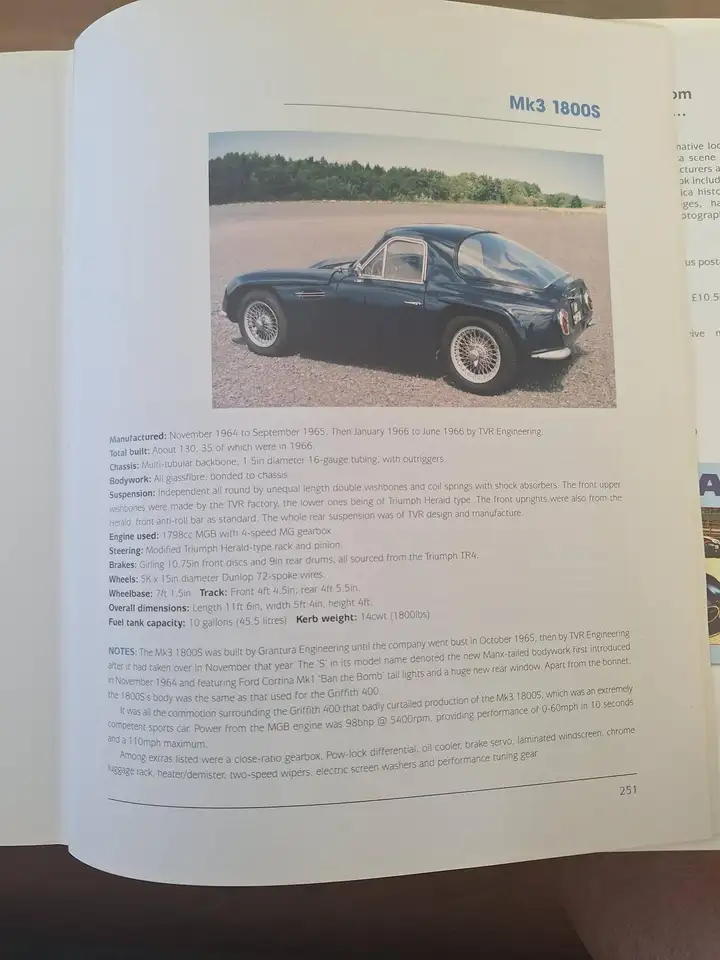 TVR 1800S 1965 LHD! Grantura MKIII, foto 10