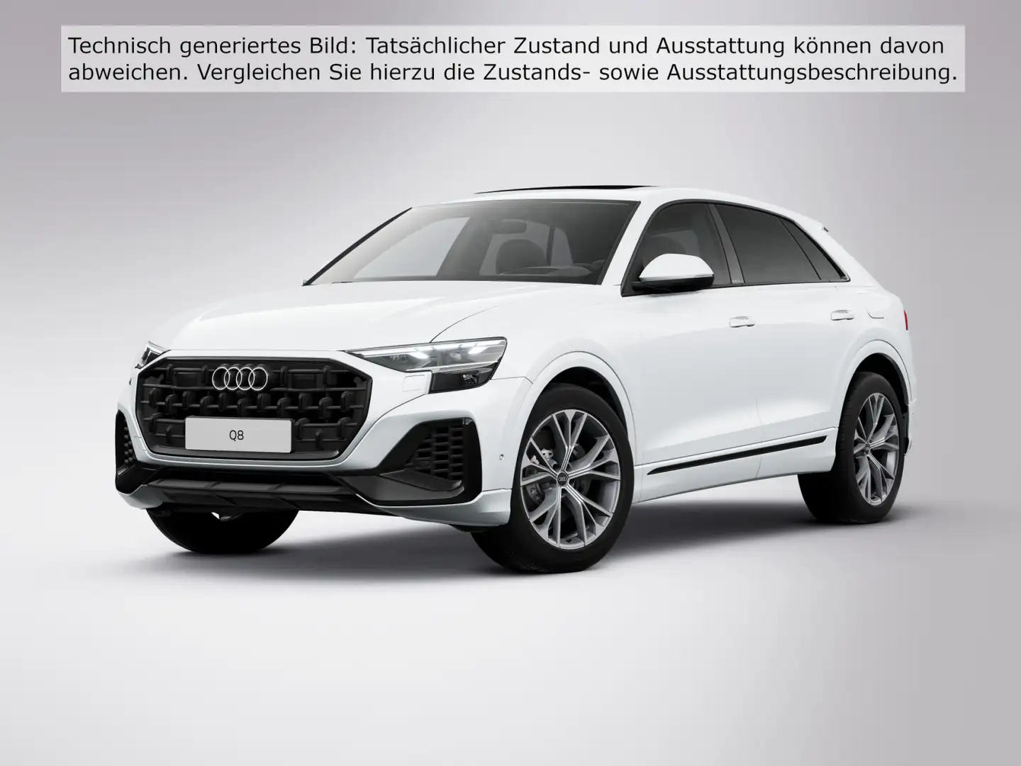 Audi Q8 SUV TFSI e 55 e quattro Tiptronic Weiß - 2