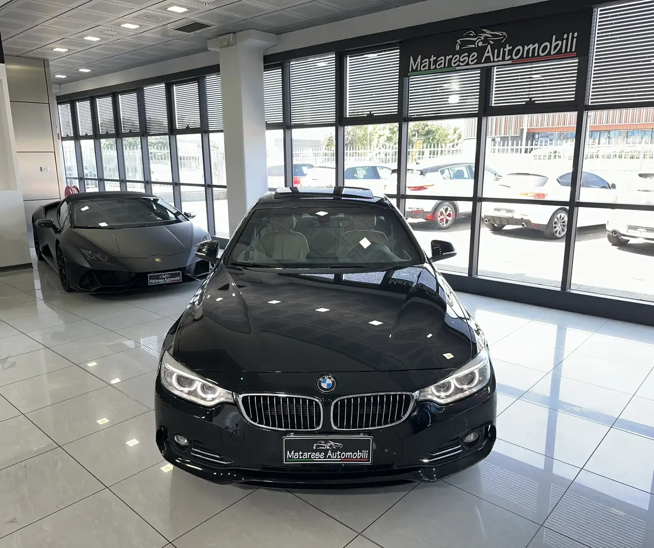 BMW 420 2.0 190cv Xdrive TagliandiOK PaddleF1 Finanziabile Nero - 2