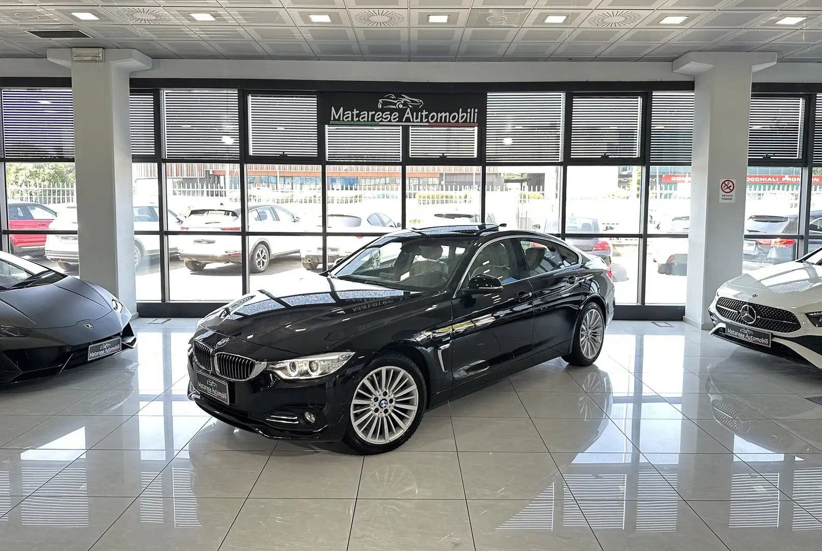 BMW 420 2.0 190cv Xdrive TagliandiOK PaddleF1 Finanziabile Nero - 1
