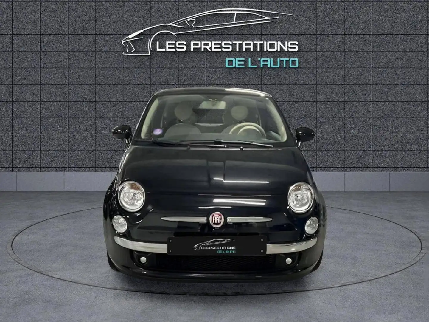 Fiat 500 1.2 8v 69ch Lounge Schwarz - 2