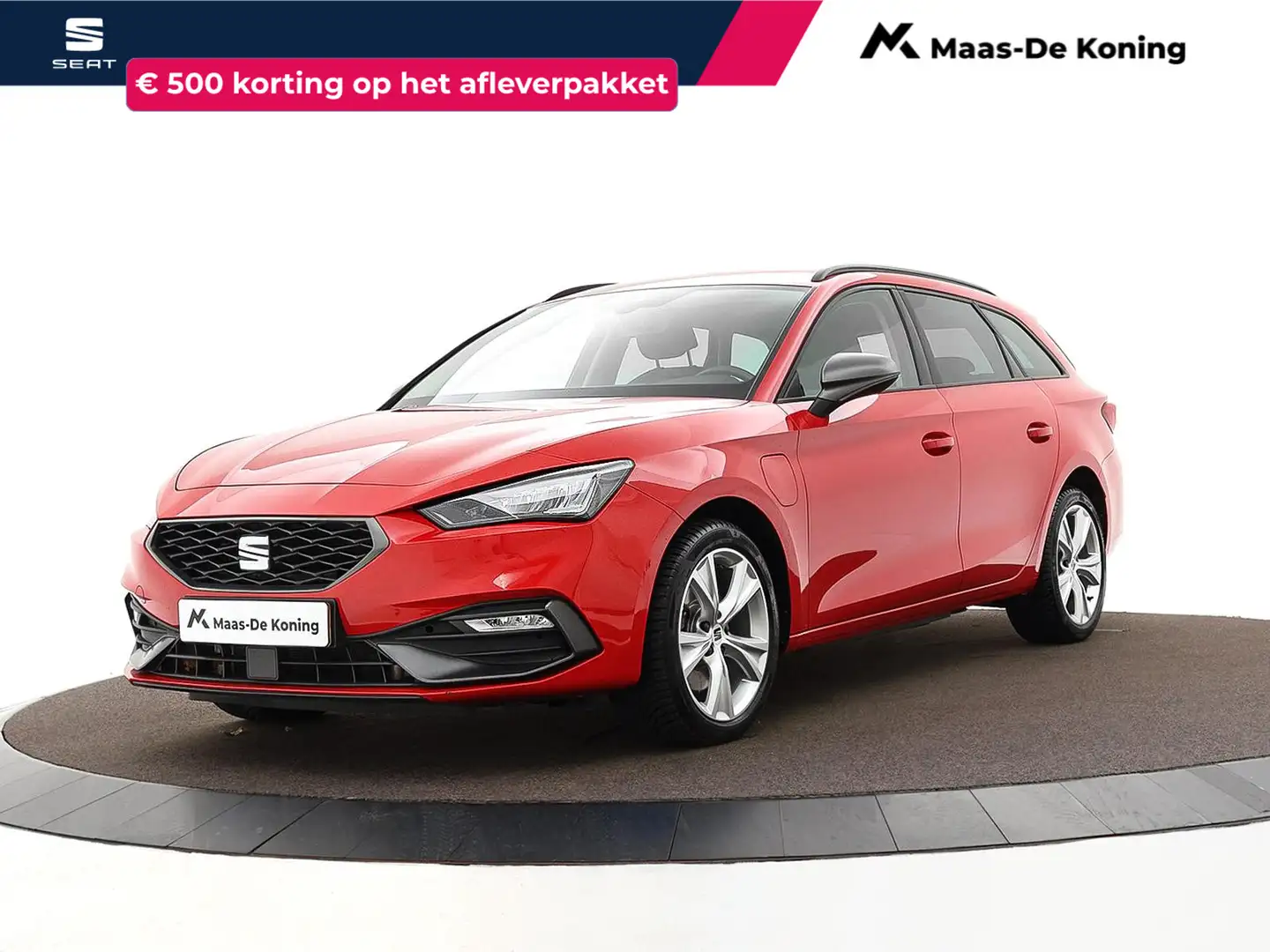 SEAT Leon e-Hybrid Sportstourer 1.4 TSI 204pk DSG eHybrid PHEV FR · A Rood - 1
