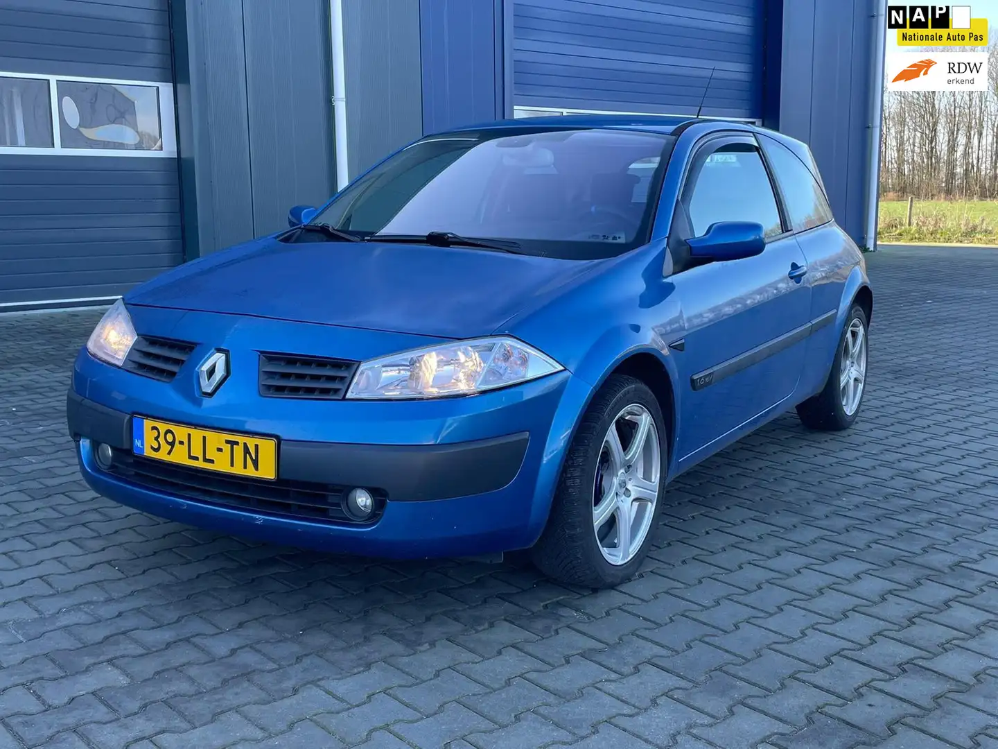 Renault Megane 1.6-16V Expression Comfort Nieuwe Apk+Cruise Contr Blauw - 1