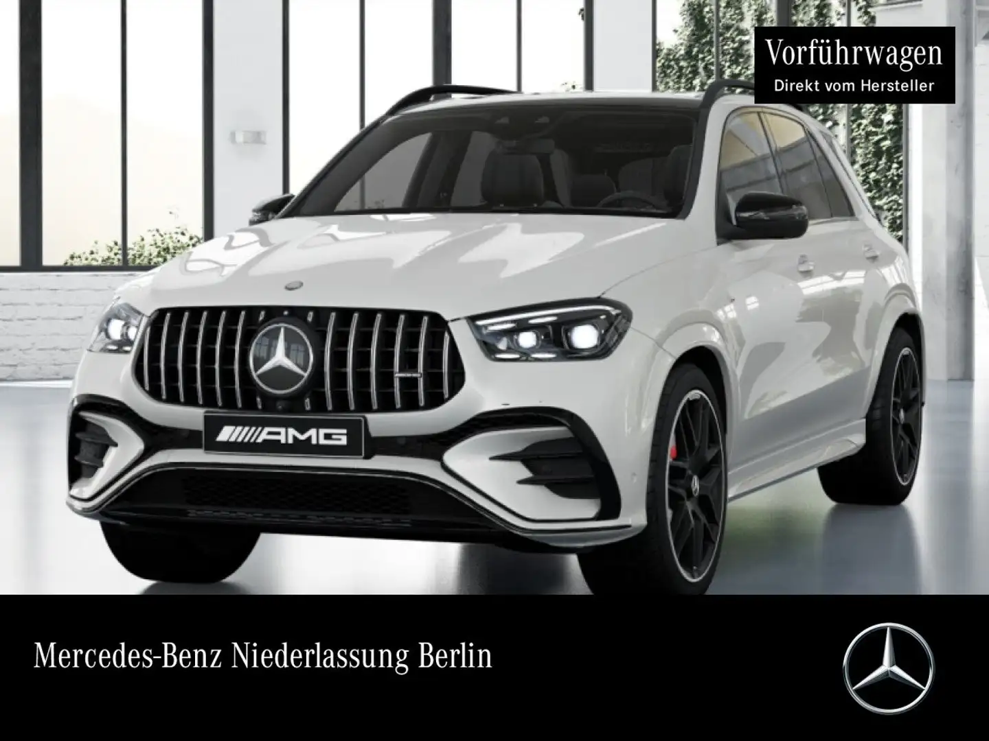 Mercedes-Benz GLE 53 AMG GLE 53 4M NIGHT+PANO+360+AHK+MULTIBEAM+FAHRASS+HUD Weiß - 1