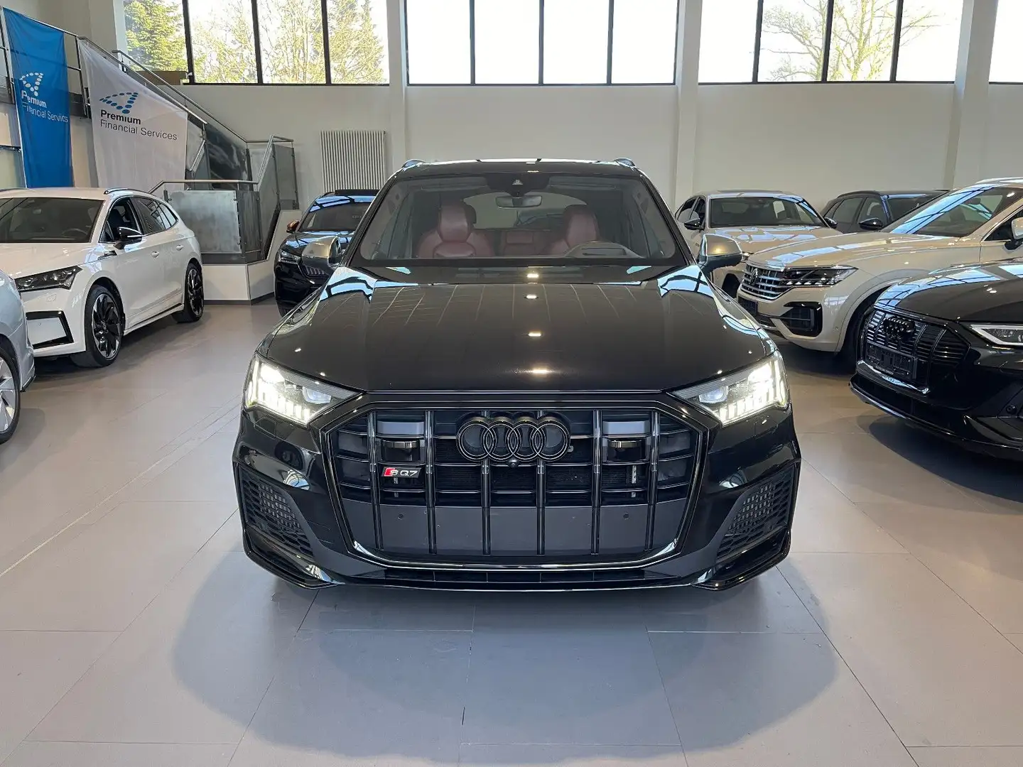 Audi SQ7 4.0 TFSI quattro PANO/LASER/360°/AHK/7 SITZE Negro - 2