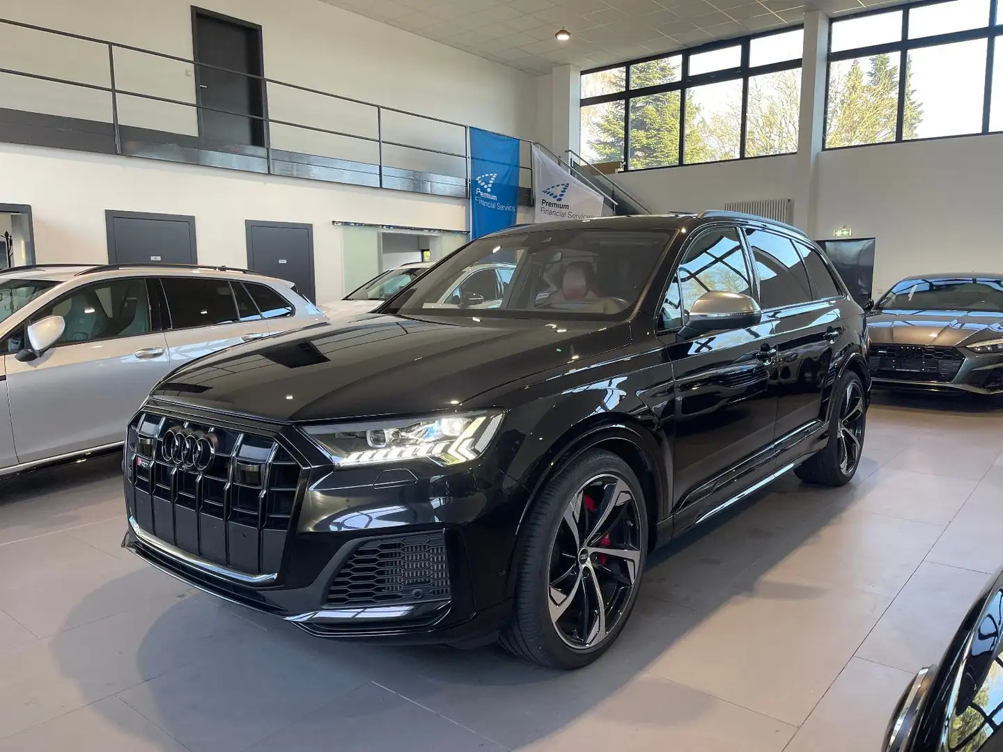 Audi SQ7 4.0 TFSI quattro PANO/LASER/360°/AHK/7 SITZE Negro - 1