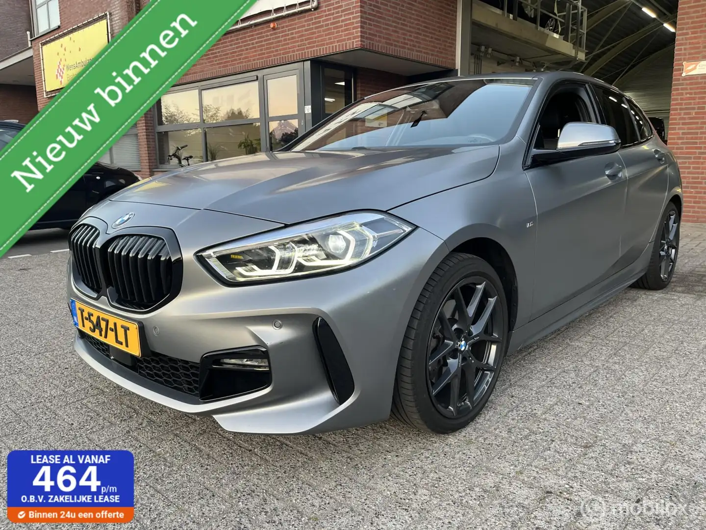 BMW 118 1-serie 118i EDE M-PAKKET*LED*NAVI*SFEER*FROZEN-GR Grijs - 1