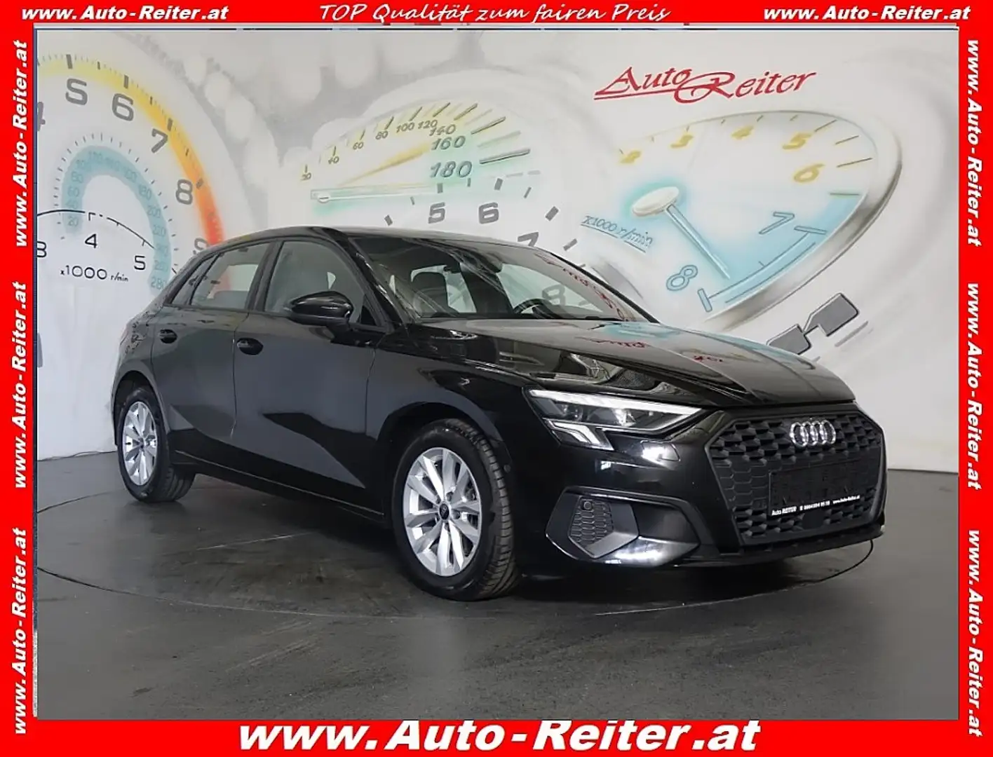 Audi A3 SB 35 TFSI S-tronic *TEILLEDER, ACC, LED, NAVI* Schwarz - 1