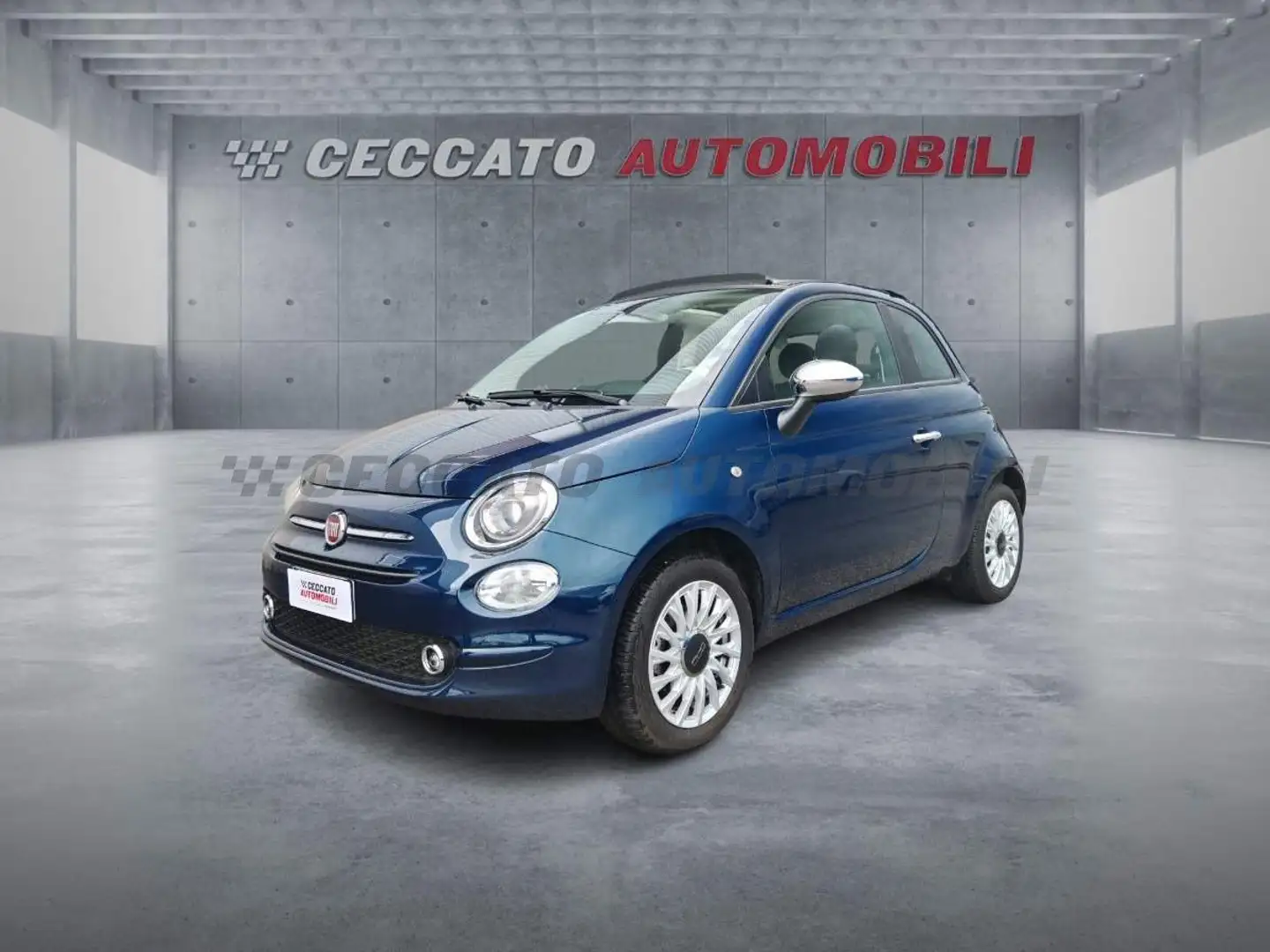 Fiat 500C 500C 1.0 hybrid 70cv Blauw - 1