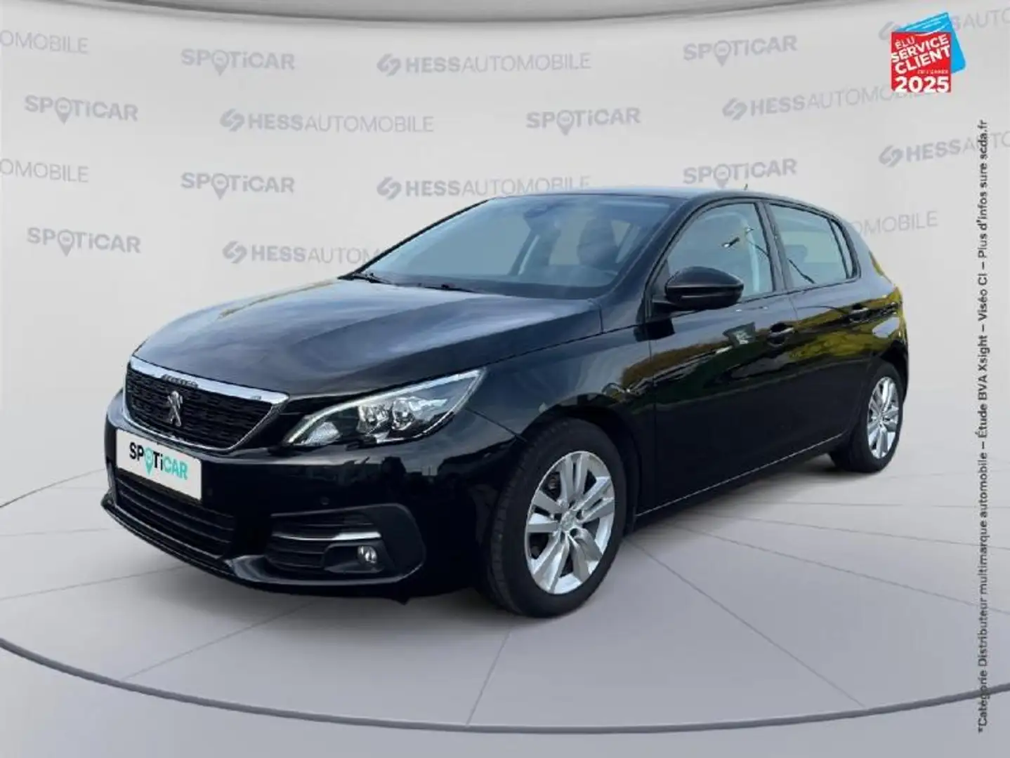Peugeot 308 1.5 BlueHDi 100ch E6.c S/S Active Business GPS Radar AV/AR Carplay Noir - 1