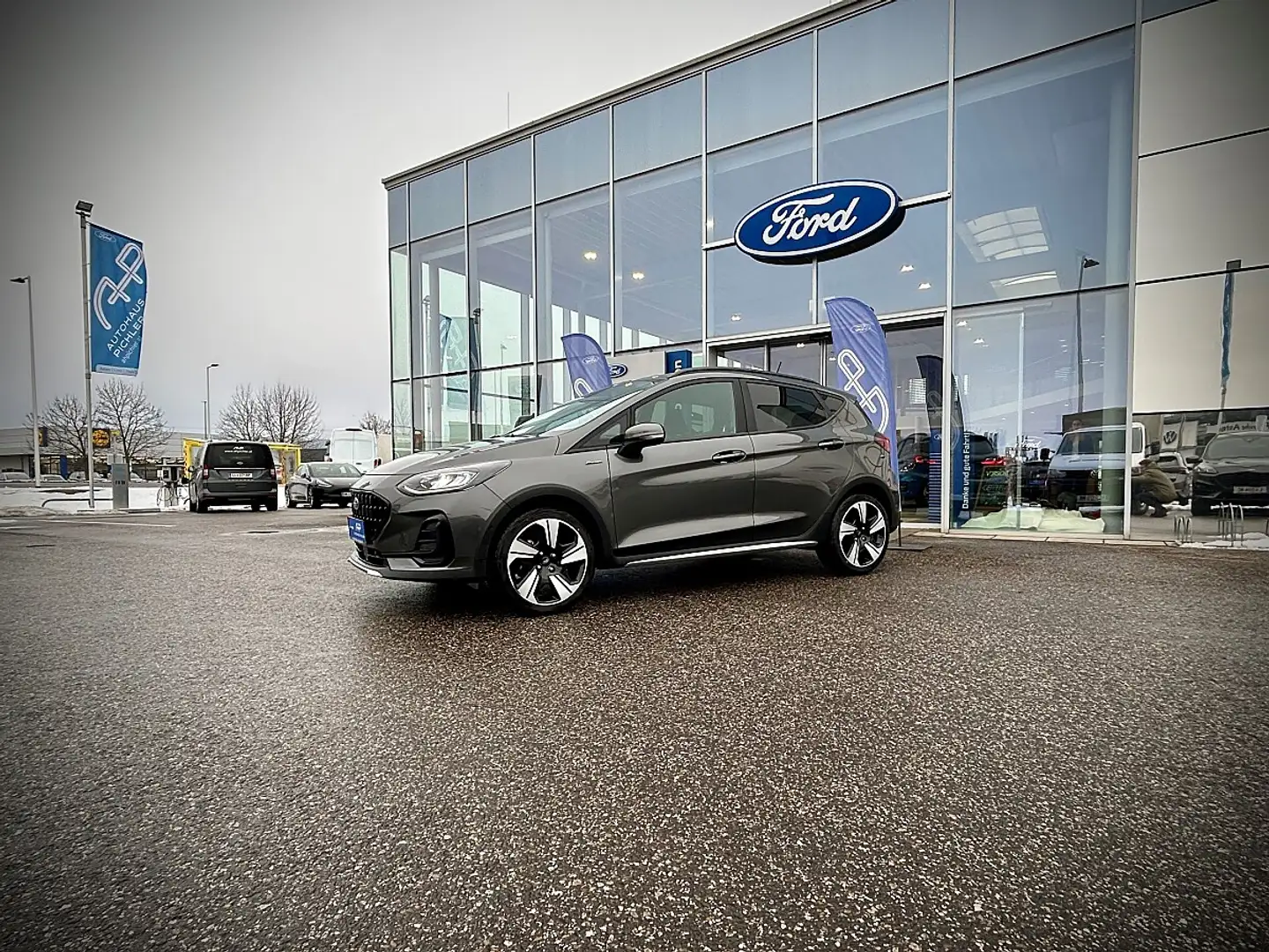 Ford Fiesta Active X 1,0 EcoBoost 101PS, Grau - 2