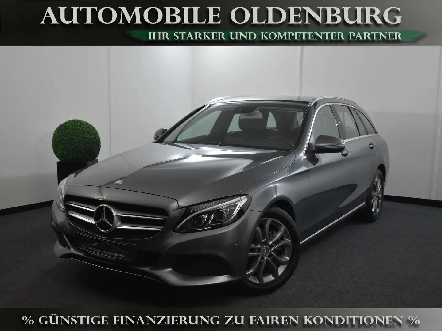 Mercedes-Benz C 200 T Avantgarde *AHK*ILS*Easy*Totw.*Navi*SHZ* Gris - 1