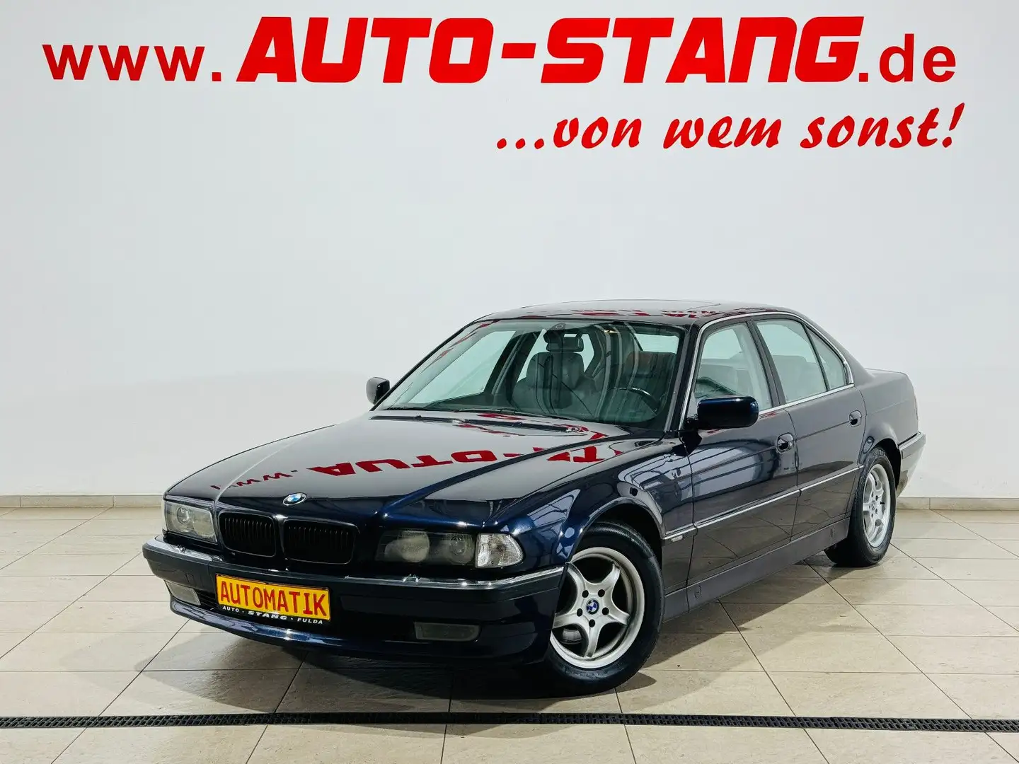 BMW 735 i**LEDER+GASANLAGE+TEMPOMAT+SPORTAUSPUFF** Niebieski - 2