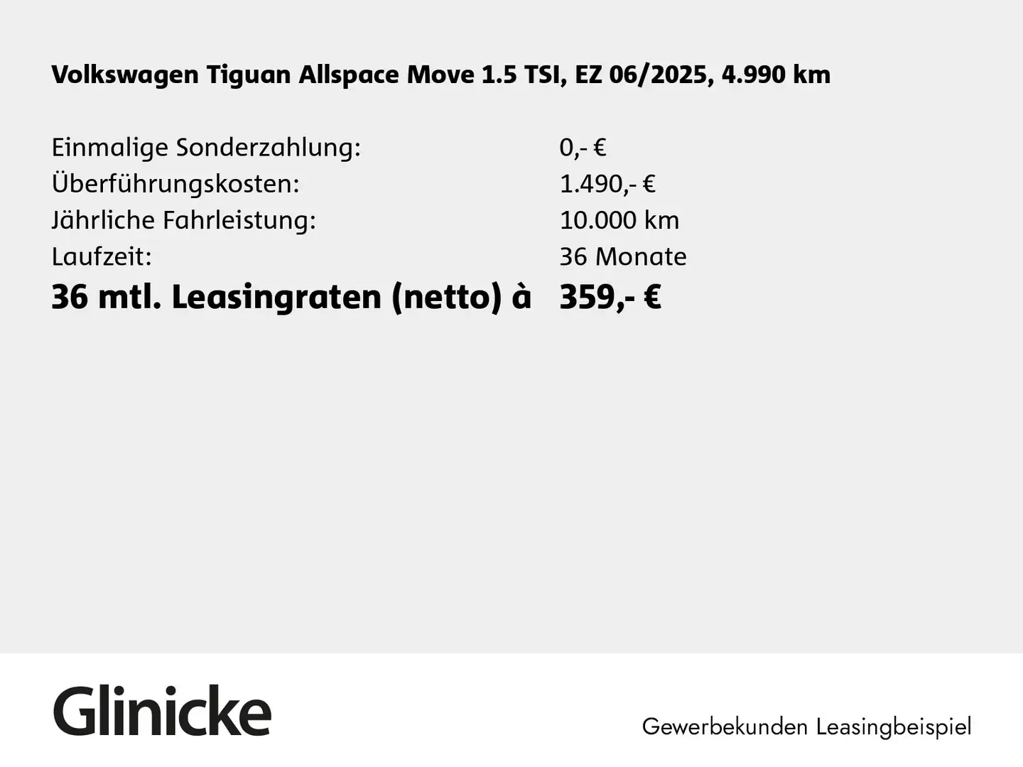 Volkswagen Tiguan Allspace MOVE 1,5l TSI 110kW 150PS DSG *R Weiß - 2