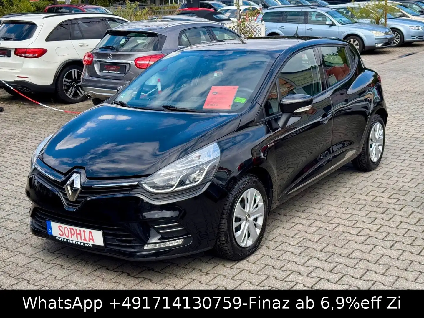 Renault Clio IV Limited-NAVI-KLIMA-AHK-LED-TEMP- Schwarz - 1