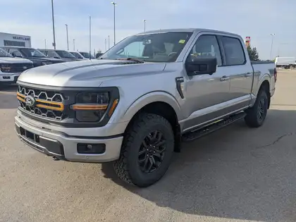 Silver 2024 Ford F-150 Tremor SuperCrew 4WD Pickup Truck Four-Wheel Drive Automatic