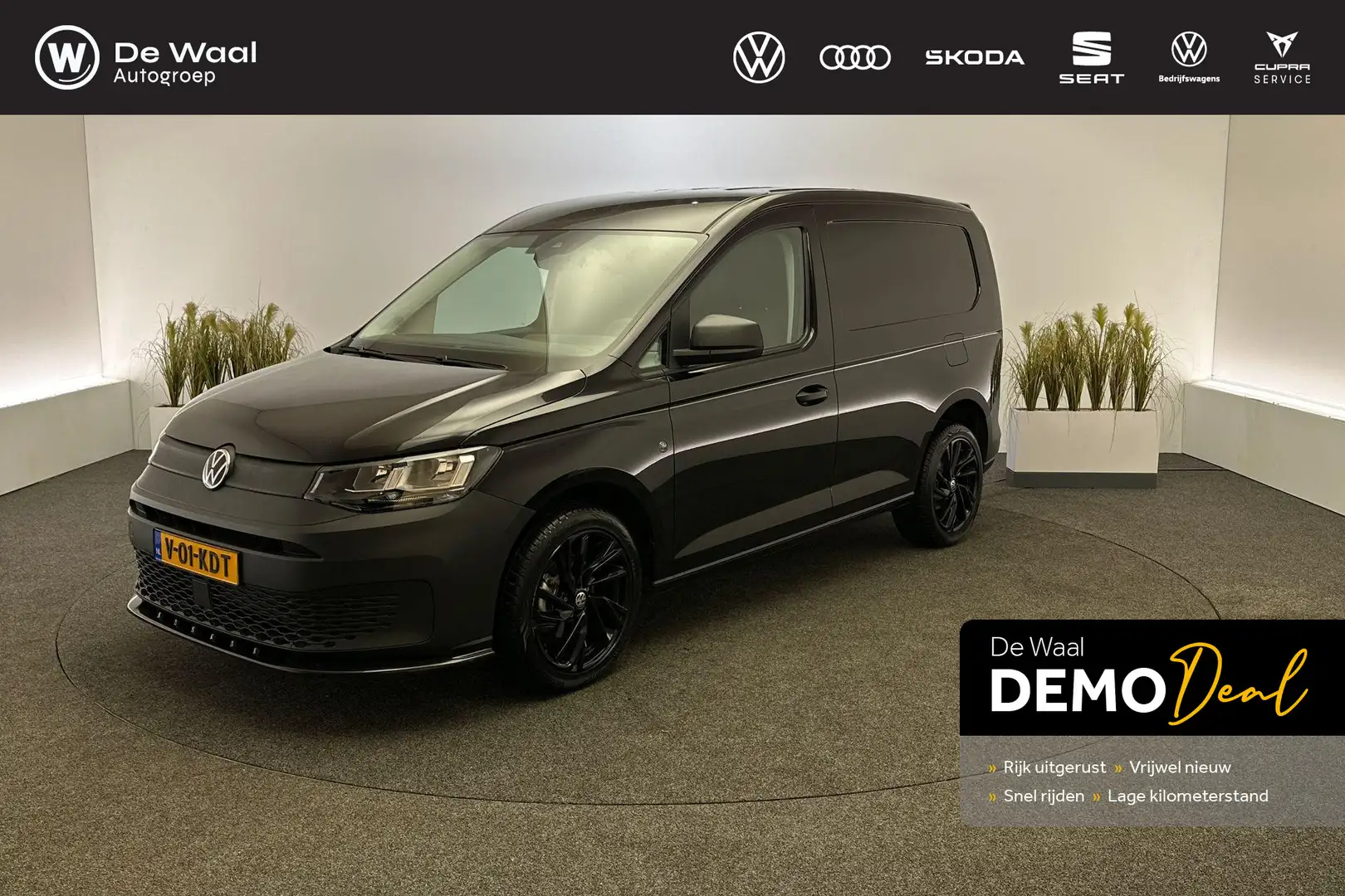 Volkswagen Caddy 2.0 TDI 102pk Comfort | Cruise Control, Parkeersen Nero - 1
