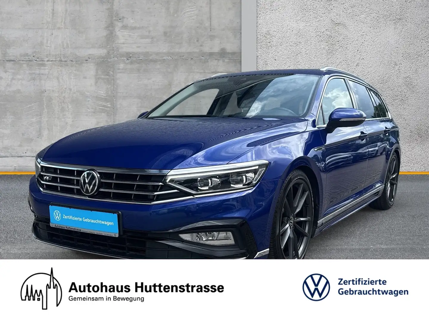 Volkswagen Passat Variant 2.0 TDI 2x R-Line DYNAUDIO H&R 19" Blau - 1