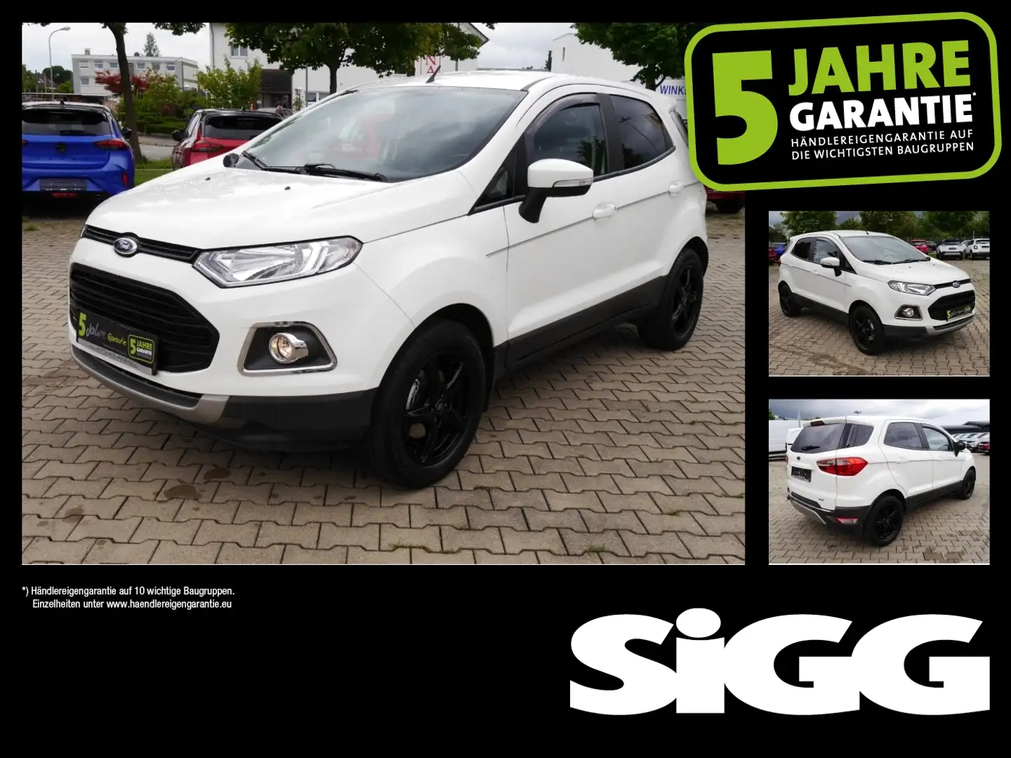 Ford EcoSport 1.0 EcoBoost Trend - 8fach bereift Blanco - 1