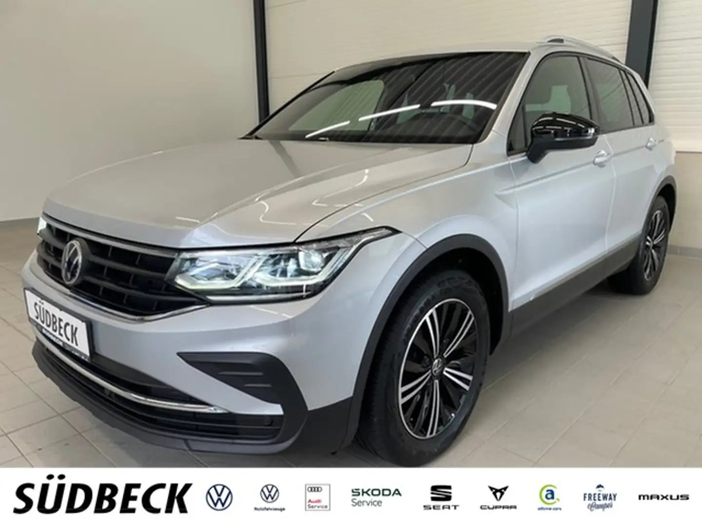Volkswagen Tiguan 1.5 TSI United APP+ACC+LANE+MATRIX Silber - 1