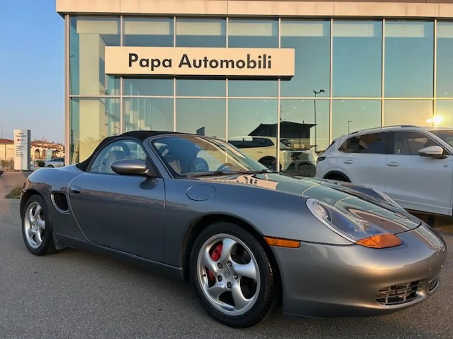 Porsche Boxster S 3.2 BOOK SERVICE PORSCHE UNI PROPRIETARIO Grigio - 2