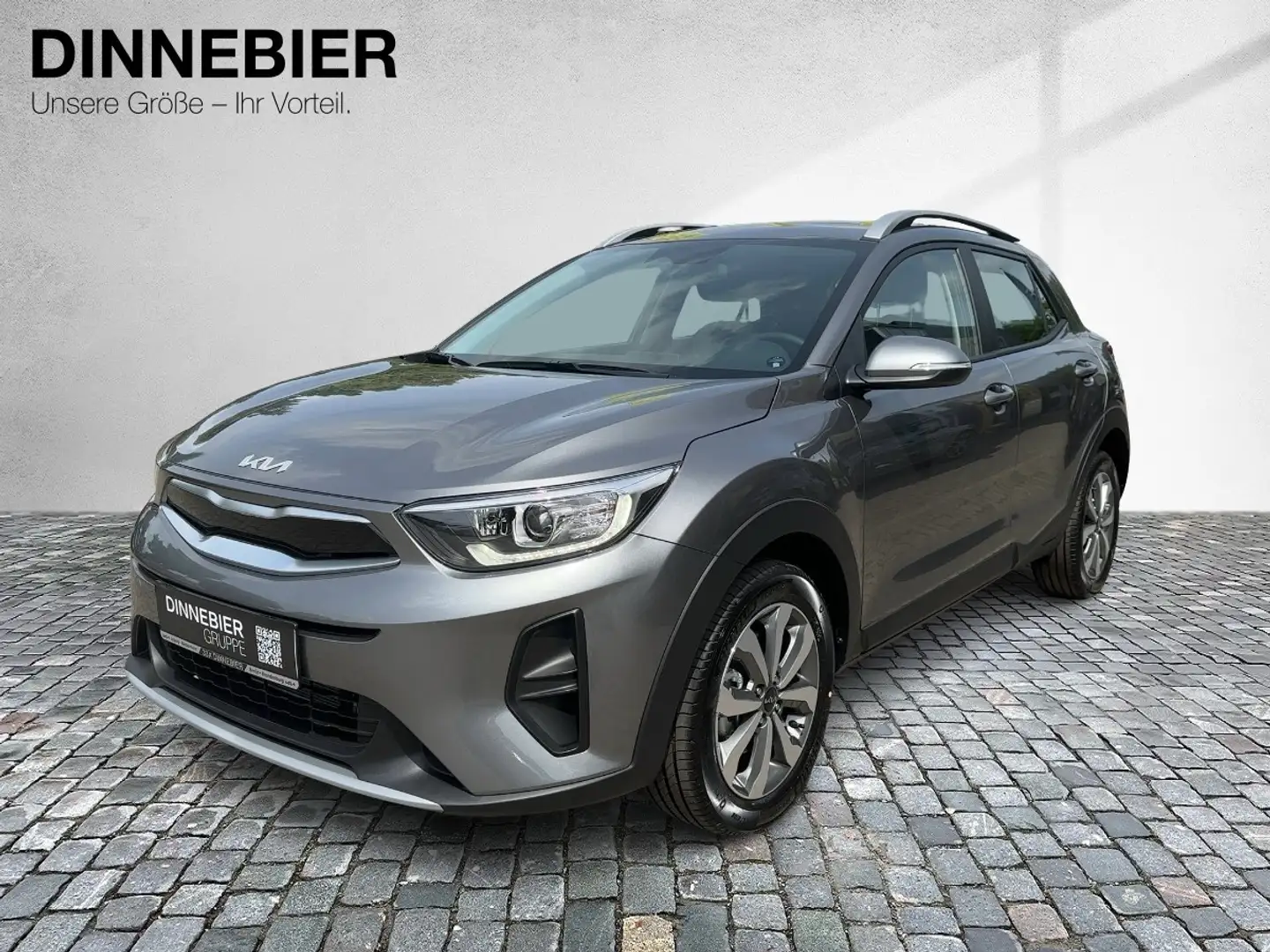 Kia Stonic 1.0T 100 DCT VISION STD KlimaA Navi PDC Gris - 2