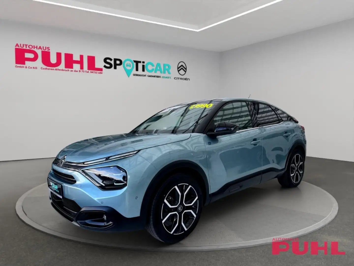 Citroen C4 E-Shine Elektro,Panodach,Navi+Winterräder,Soundsys Blau - 2