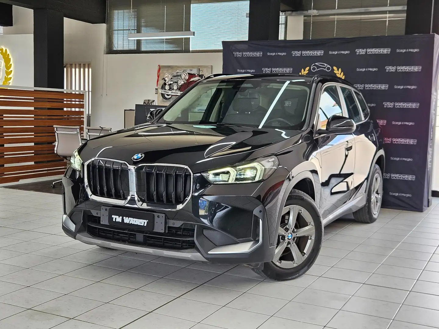 BMW X1 sdrive18d auto - IVA ESPOSTA - TAGLIANDI BMW Nero - 1