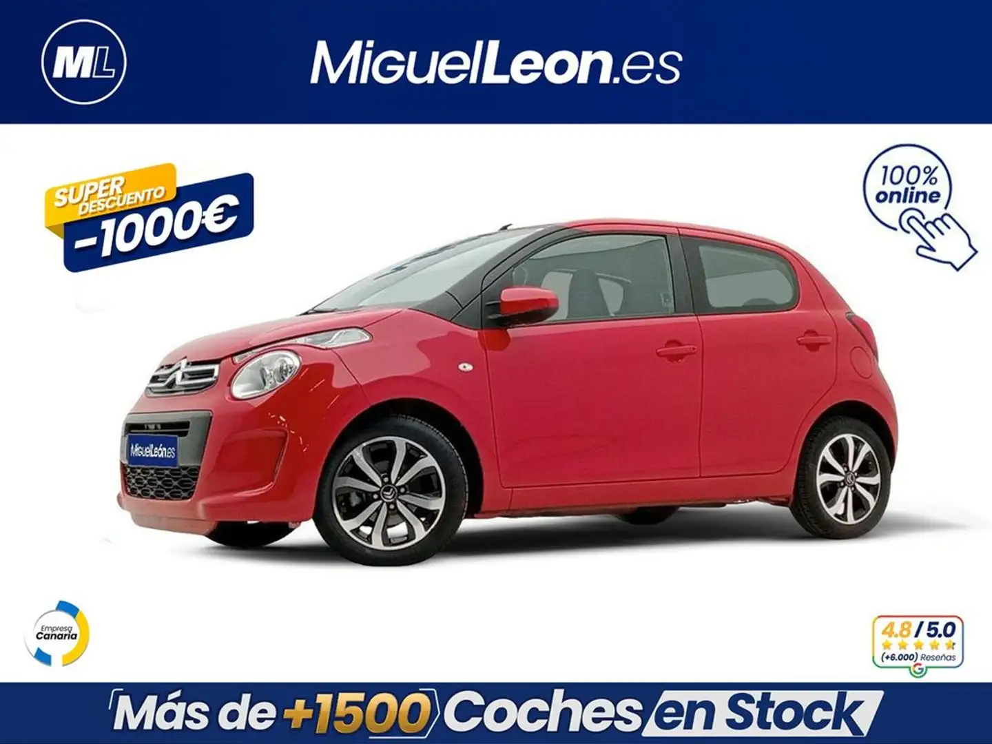 Citroen C1 VTi 53kW (72CV) S&S City Edition Blanco - 1