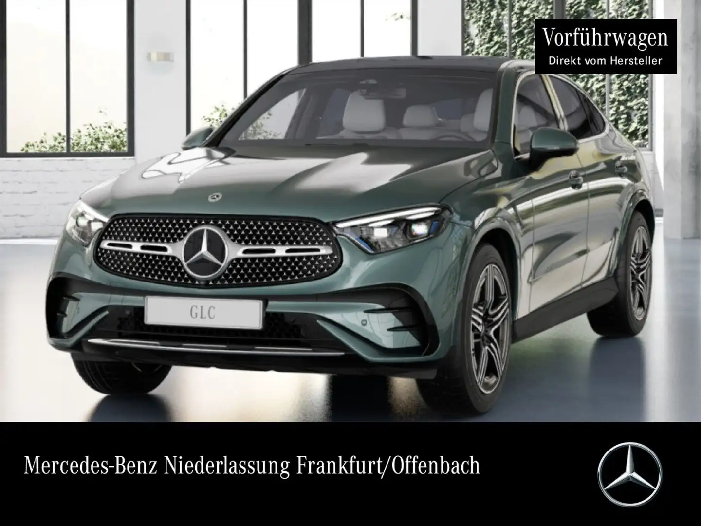 Mercedes-Benz GLC 200 4M AMG+PANO+360+AHK+TOTW+KEYLESS+9G Silber - 1
