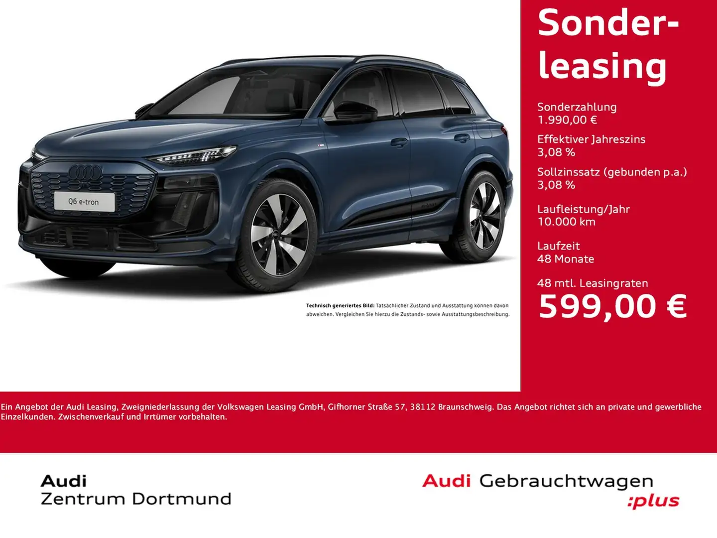 Audi Q6 e-tron performance S LINE WÄRMEPUMPE PANO B&O Blau - 1