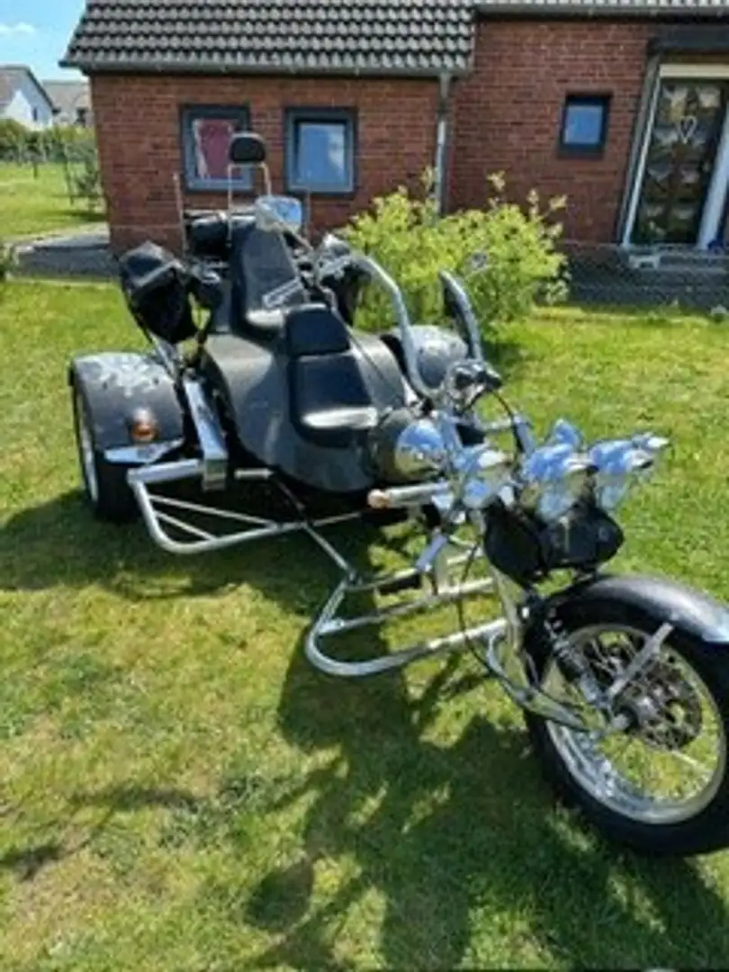 Boom Trike Chopper Highway Low Rider Fekete - 1