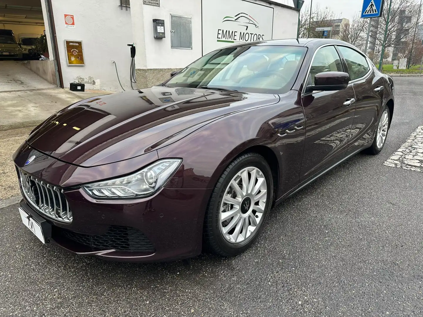 Maserati Ghibli 3.0 V6 ds 250cv - AUT/NAVI/PELLE/LED/XENON Rojo - 1