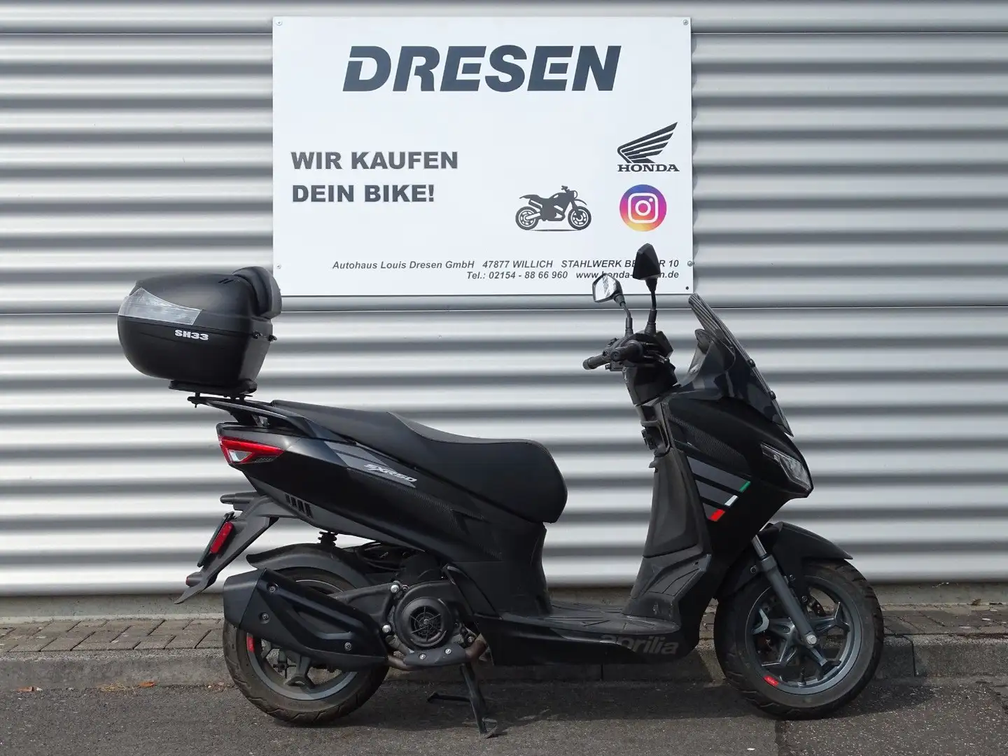 Aprilia SXR 50 ABS * 1. Hand * 2024 * Topcase * Schwarz - 1