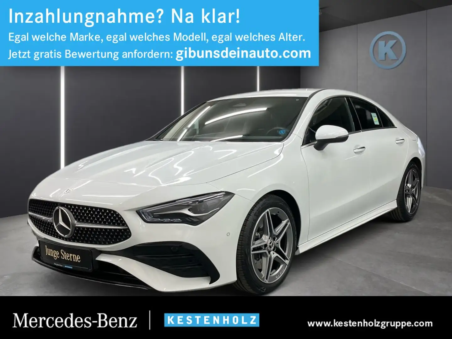 Mercedes-Benz CLA 200 Cp. AMG LED Keyl-GO Kamera Laderaump PTS Weiß - 1