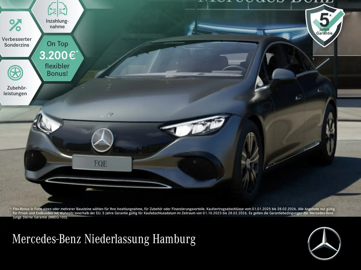 Mercedes-Benz EQE 300 Avantgarde WideScreen Distr. Multisitz HUD Grau - 1